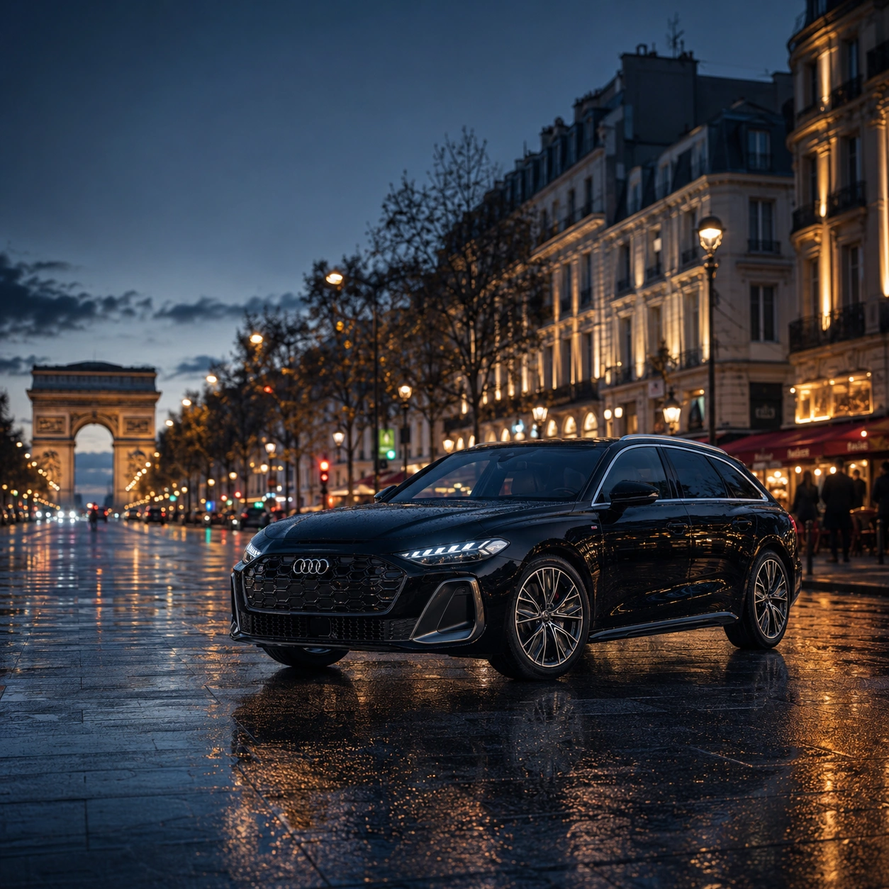 Audi A5 Avant à Paris pendant les Bauer Days