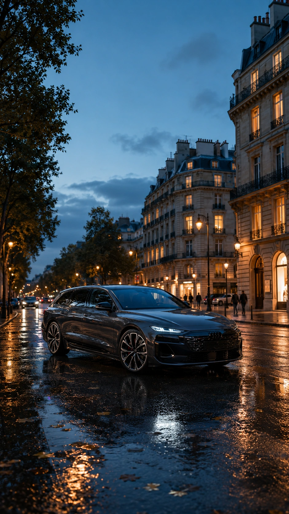 Audi A6 Avant à Paris, visuel vertical Bauer Days