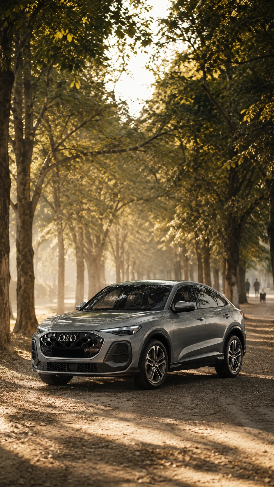 Audi Q5 dans un décor parisien, visuel vertical Bauer Days